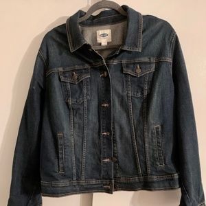 XXL Dark Denim Jean Jacket Old Navy